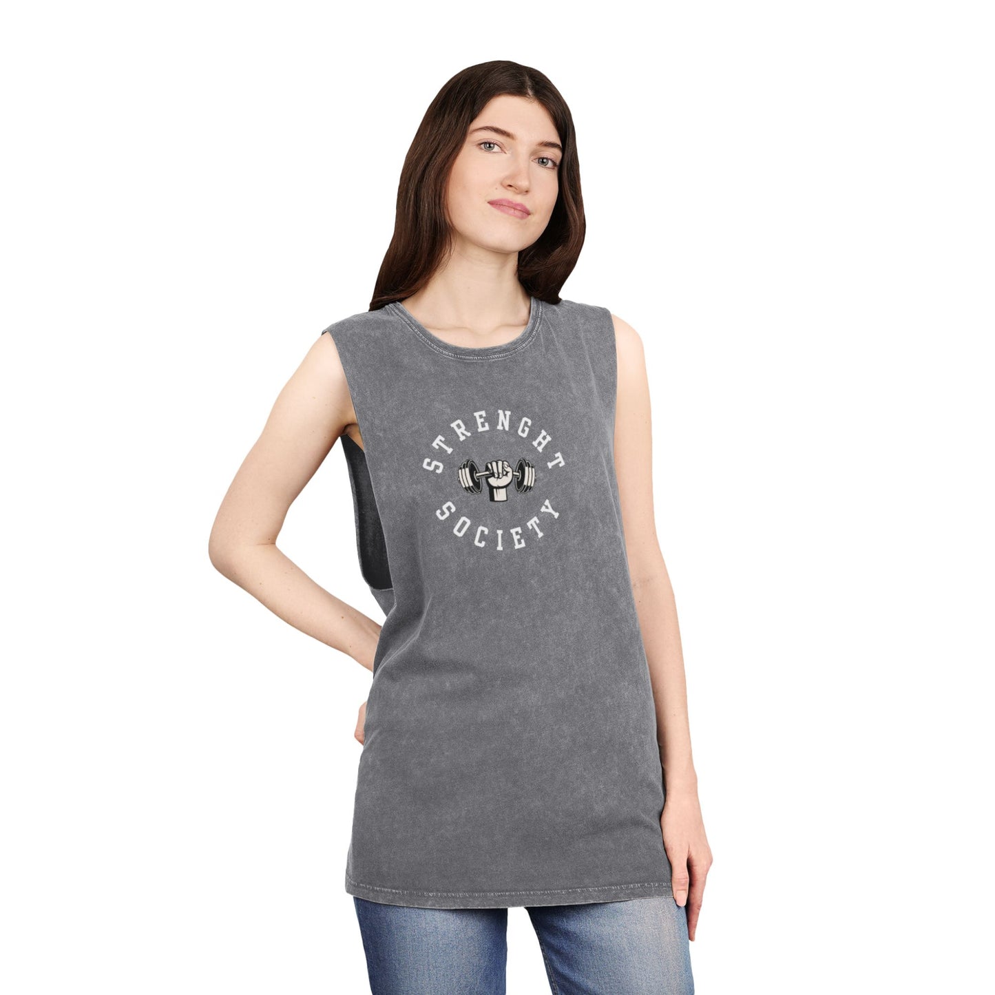 Strength Society Stonewash Tank Top.